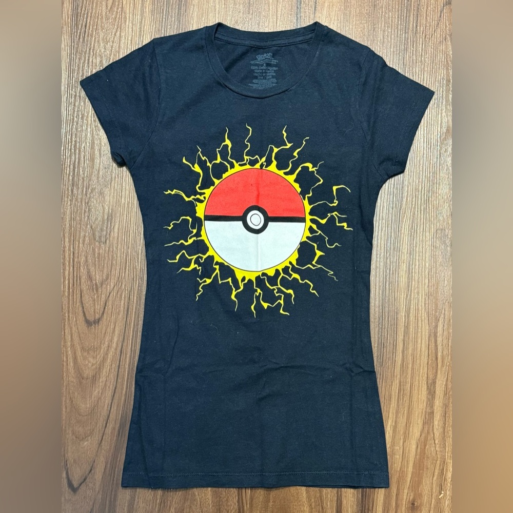 New Pokémon Blue Graphic Print Shirt Tee – S